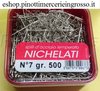 PINS FOR TAILORING MM 35 N.7 NICHEL GR.500 MADE IN ITALY