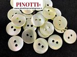 BUTTONS MOTHER OF PEARL WHITE 2HOLE - LIN 20