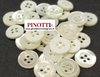 BUTTONS MOTHER OF PEARL WHITE 4 HOLE - LIN 18
