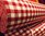 TABLE CLOTH FABRIC PANELS MM 15 WHITE/RED / WIDTH CM 280