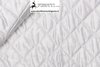 QUILTED LINING FABRIC COL WHITE RHOMBUS DESIGN/ CM 140