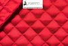 QUILTED LINING COLOR RED - DESIGN CM 3,5X3,5