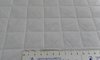 QUILTED DOUBLE SIDE FABRIC WHITE 100% COTTON CM 3,5 X CM 3,5/ CM 140