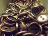 BUTTONS IN METAL COL COPPER DIAMETER MM 15 -  2 HOLES