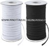 ELASTIC RIBBON WIDTH MM.7 - ROLL OF 300 MT-MADE ITALY
