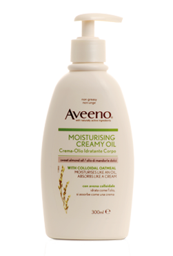 Aveeno - Crema corpo idratante all'olio di mandorla (300 ml)