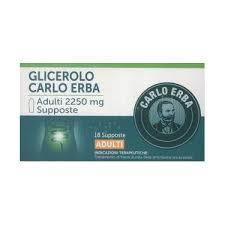 Carlo Erba Glicerolo 18 supposte 2250 mg